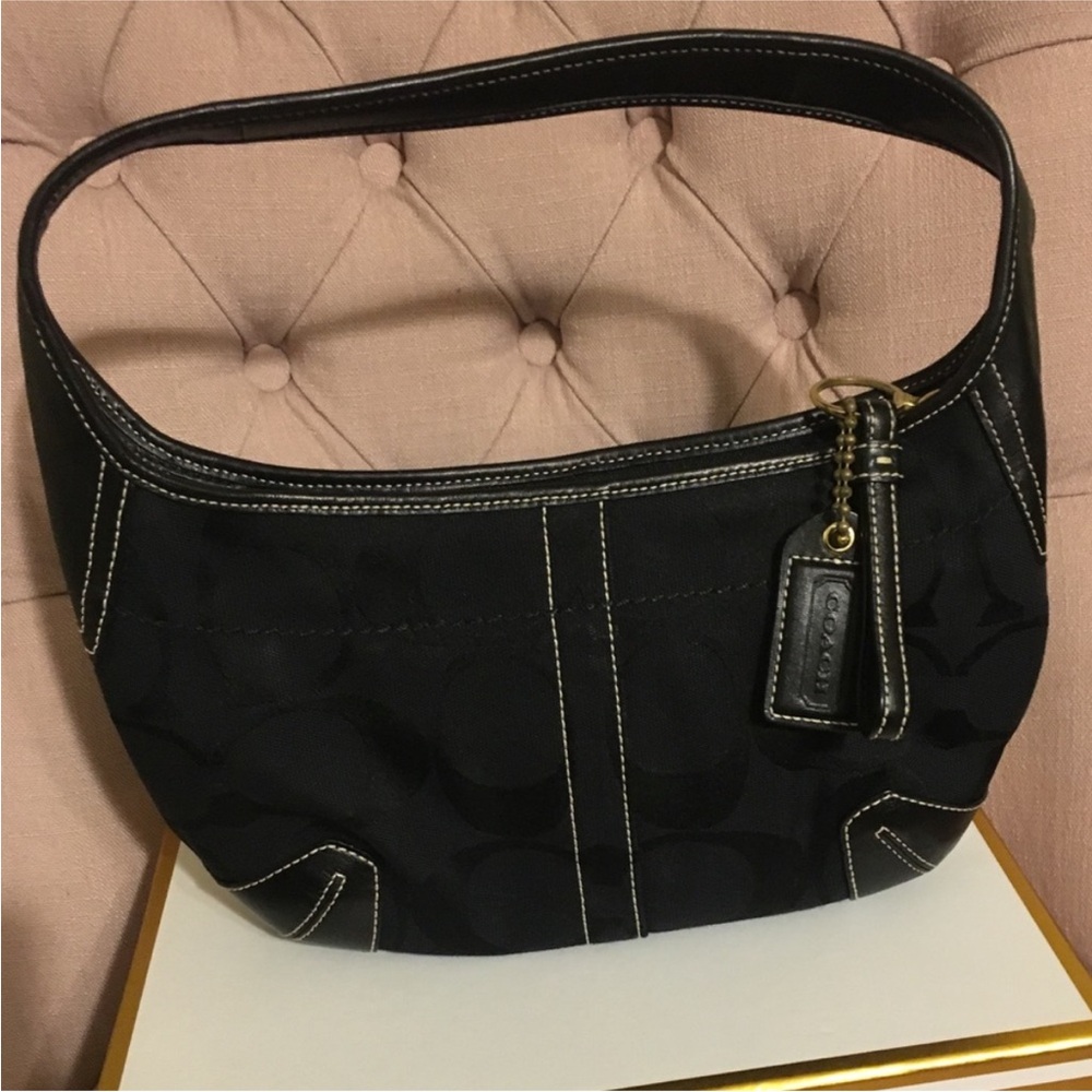 Coach Black Hobo Bag